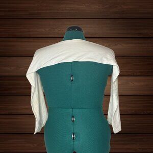 Vintage White Costume Shawl